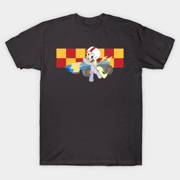 Derpy Racer GO! T-Shirt by judacris